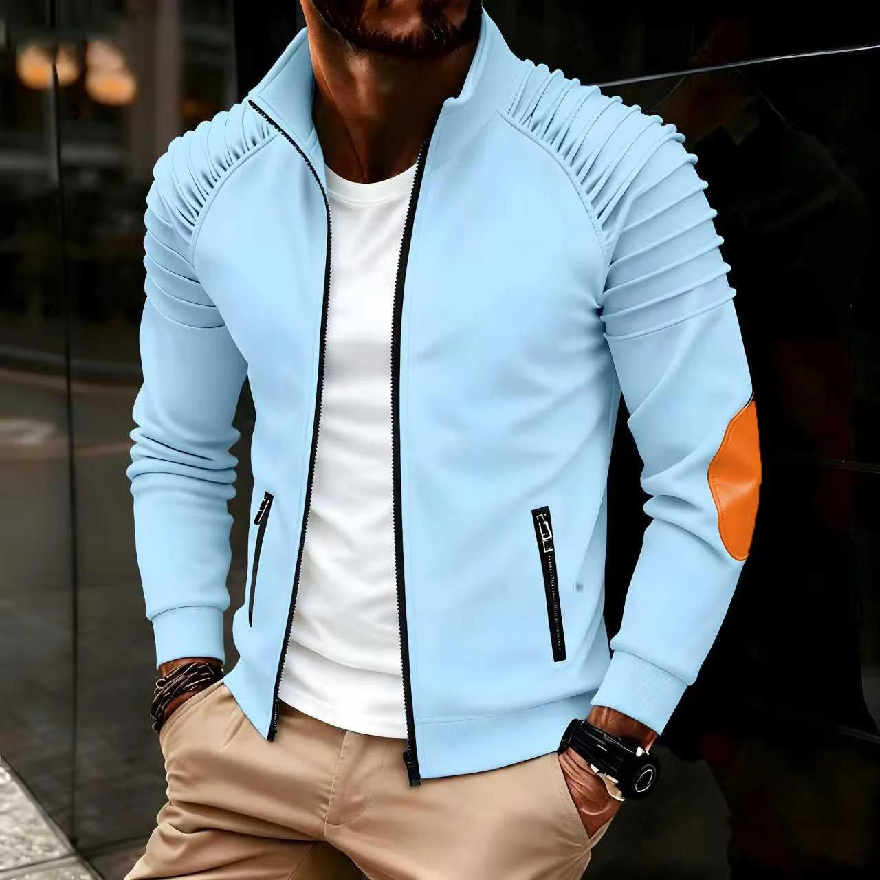 Veste homme avec fermeture éclair sur le devant