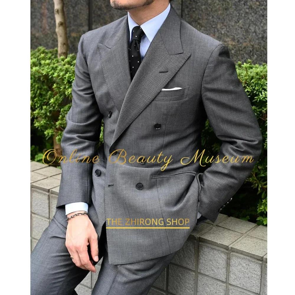 Costume homme gris classique
