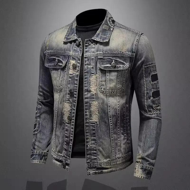 Veste en jean pour hommes