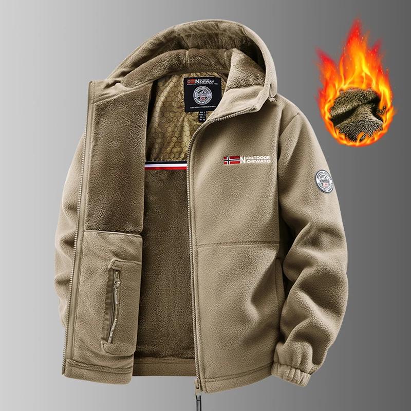 Hommes veste chauffante hiver polaire