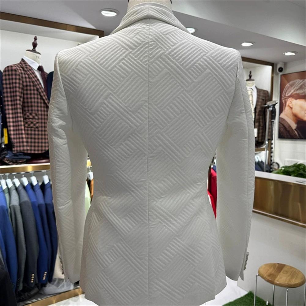 EXPÉDITION IMMÉDIATE - Costume de marié 4 pièces pour mariage
