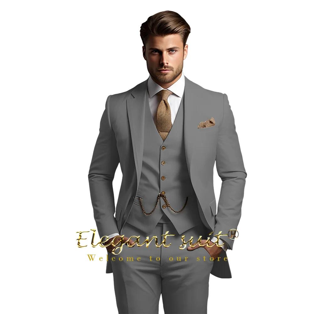 Costume trois pièces sur mesure pour homme