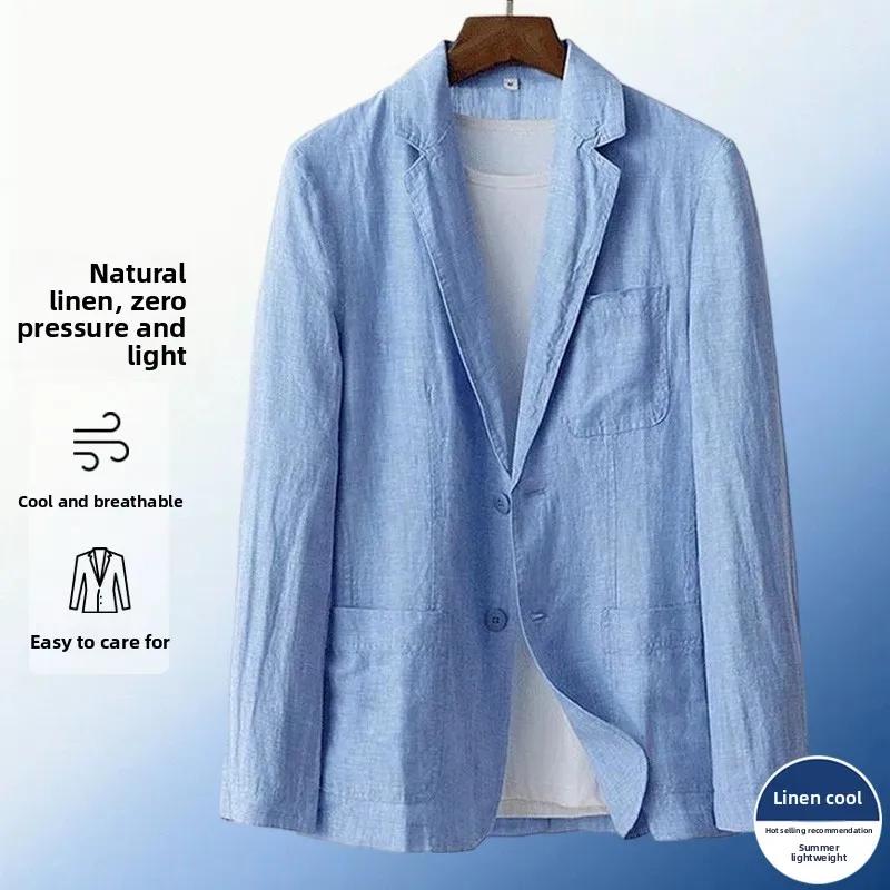 Blazer en lin anti-UV - Blazer respirant et confortable pour homme