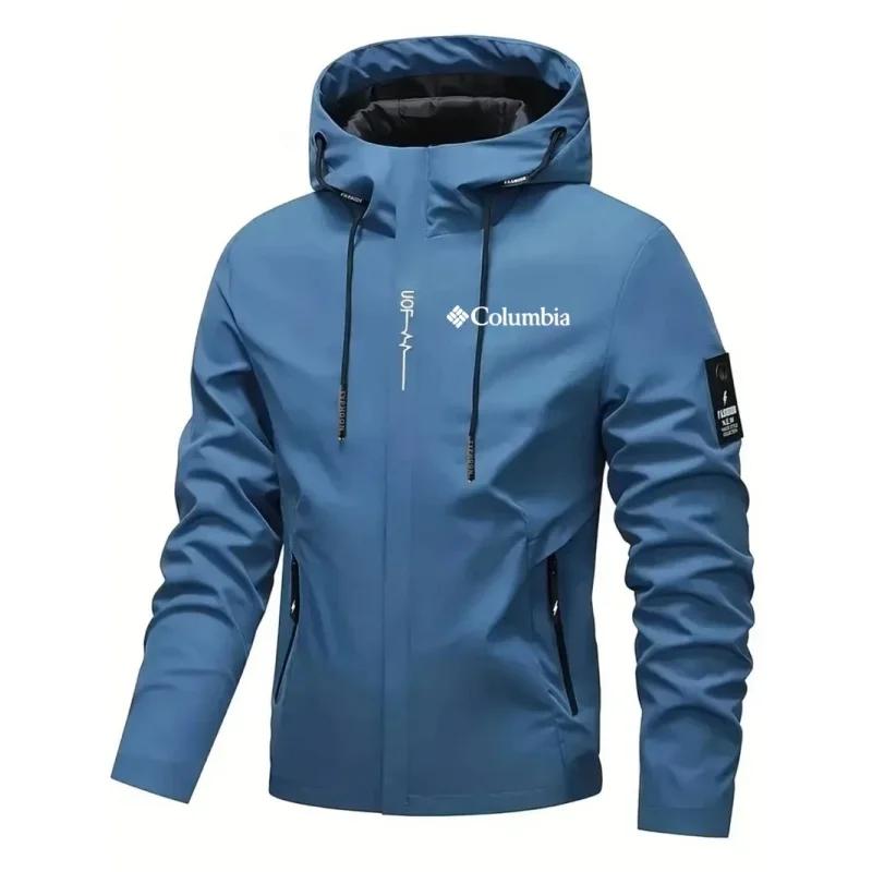 Veste de cyclisme imperméable et légère à capuche pour homme 2026 – Style urbain
