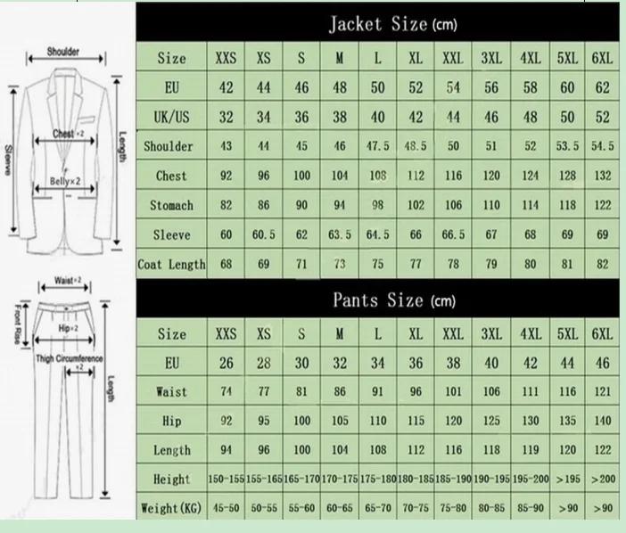 Ensemble de costume à double boutonnage pour hommes
