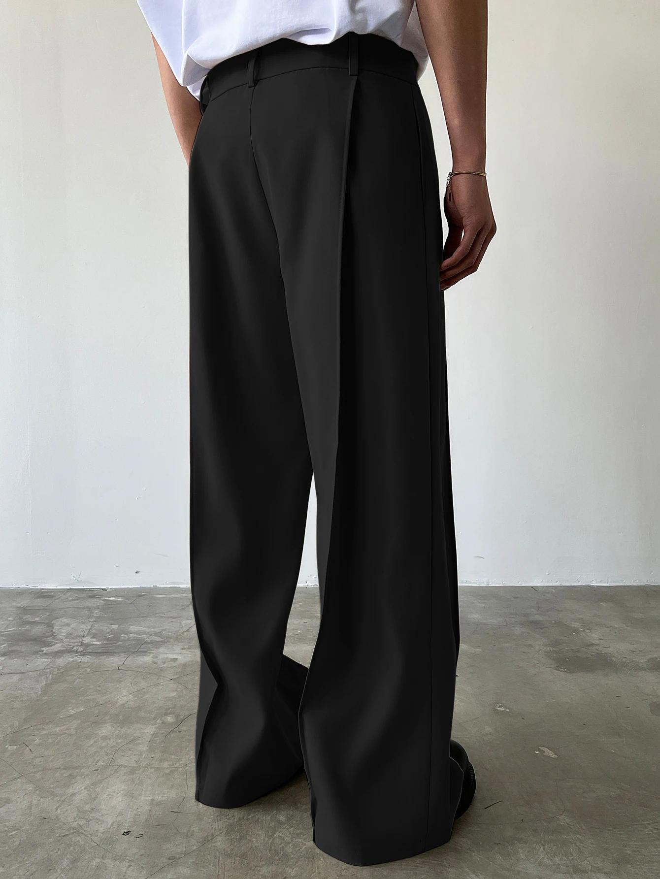 Pantalon de costume pour homme taille haute
