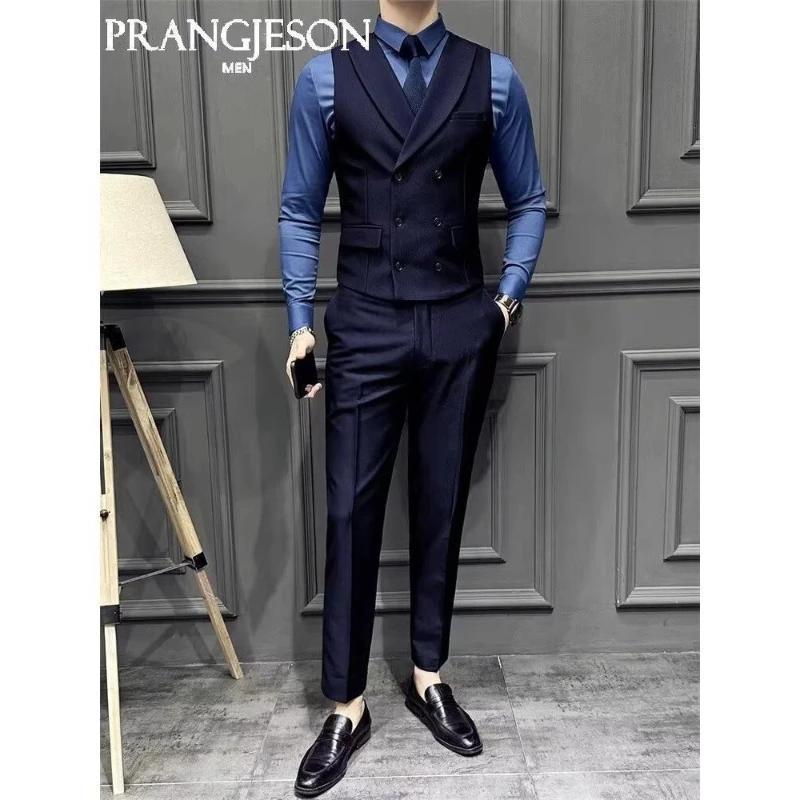 Gilet de costume d'affaires pour hommes