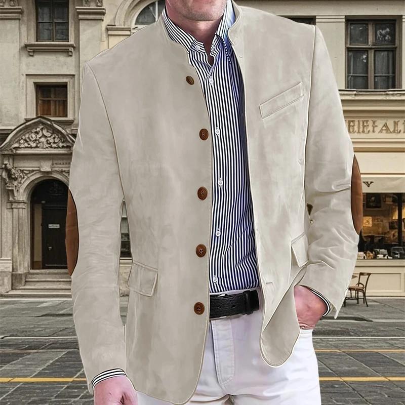 Blazer Homme Rétro Automne en Flanelle