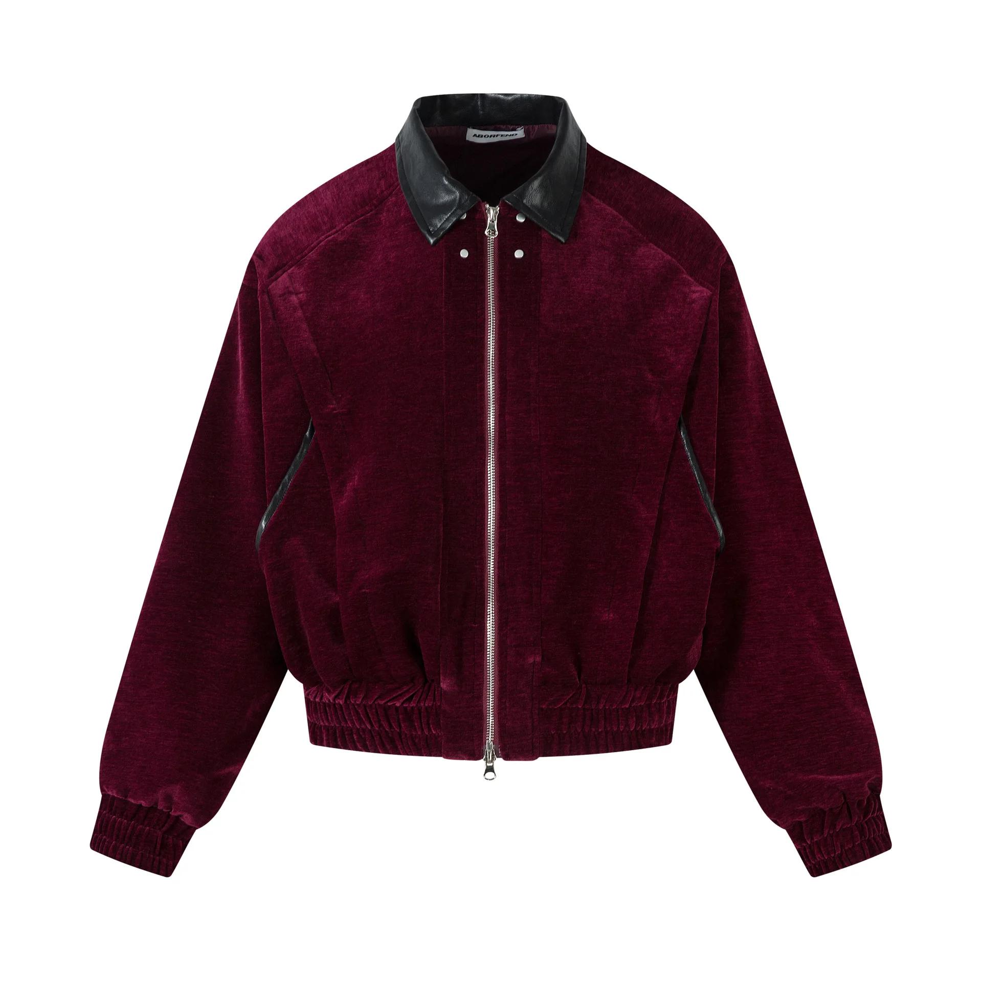 BF.BORFEND Veste en velours rétro américaine