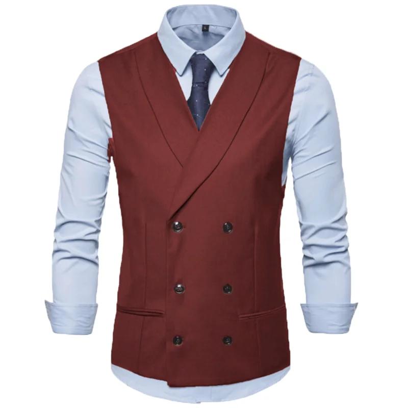 Gilet Slim à Double Bouton pour Homme