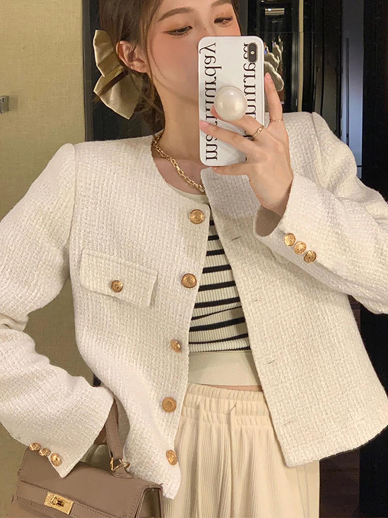 Manteau en tweed de laine française