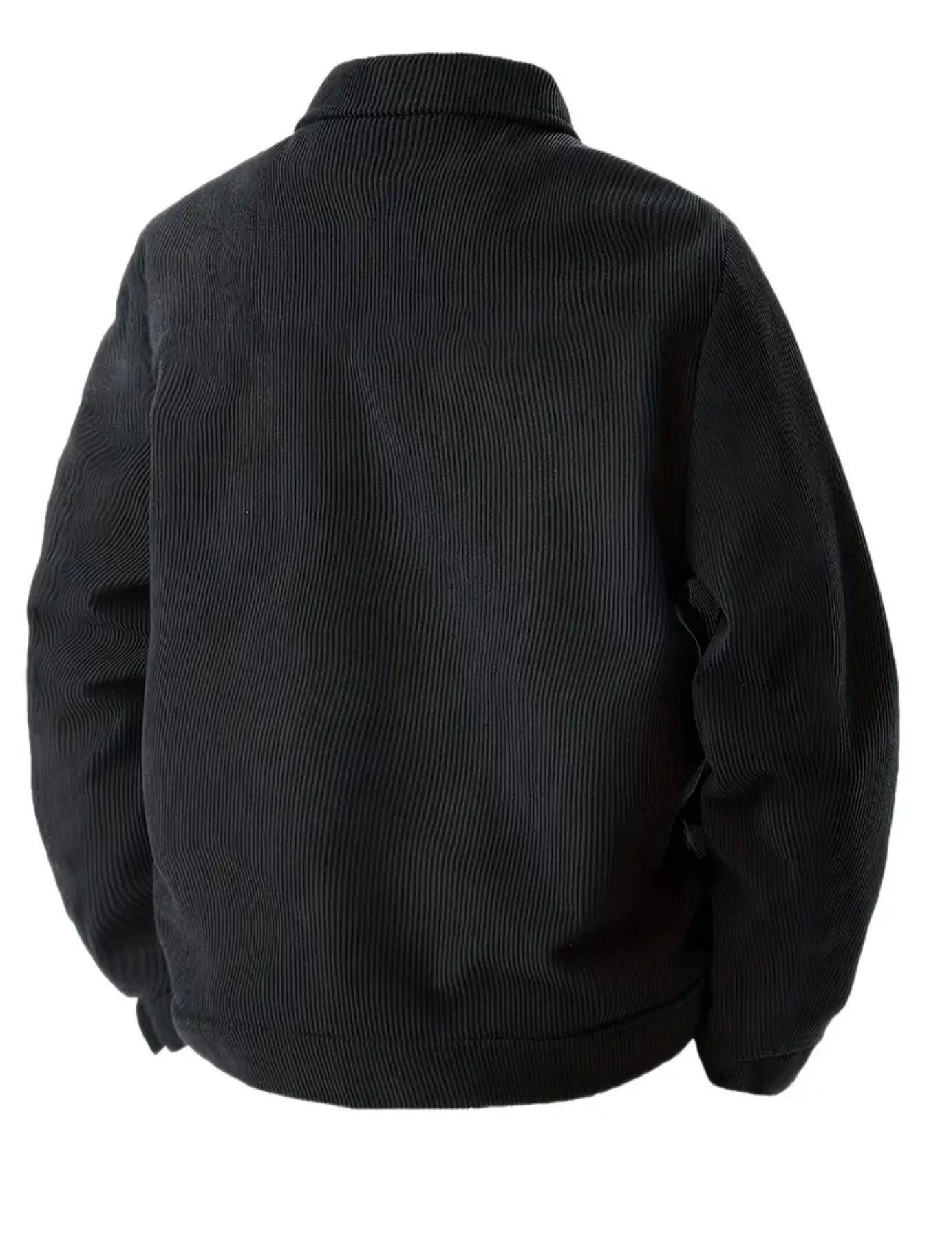 Nouvelle veste en velours côtelé pour homme automne 2025