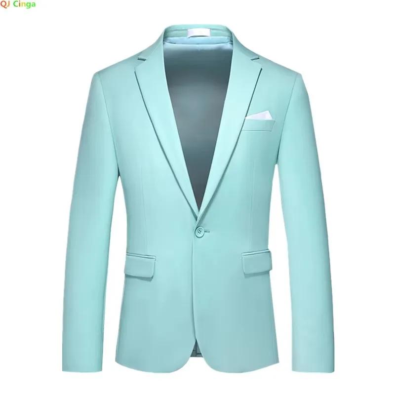 Veste de costume pour homme vert vif