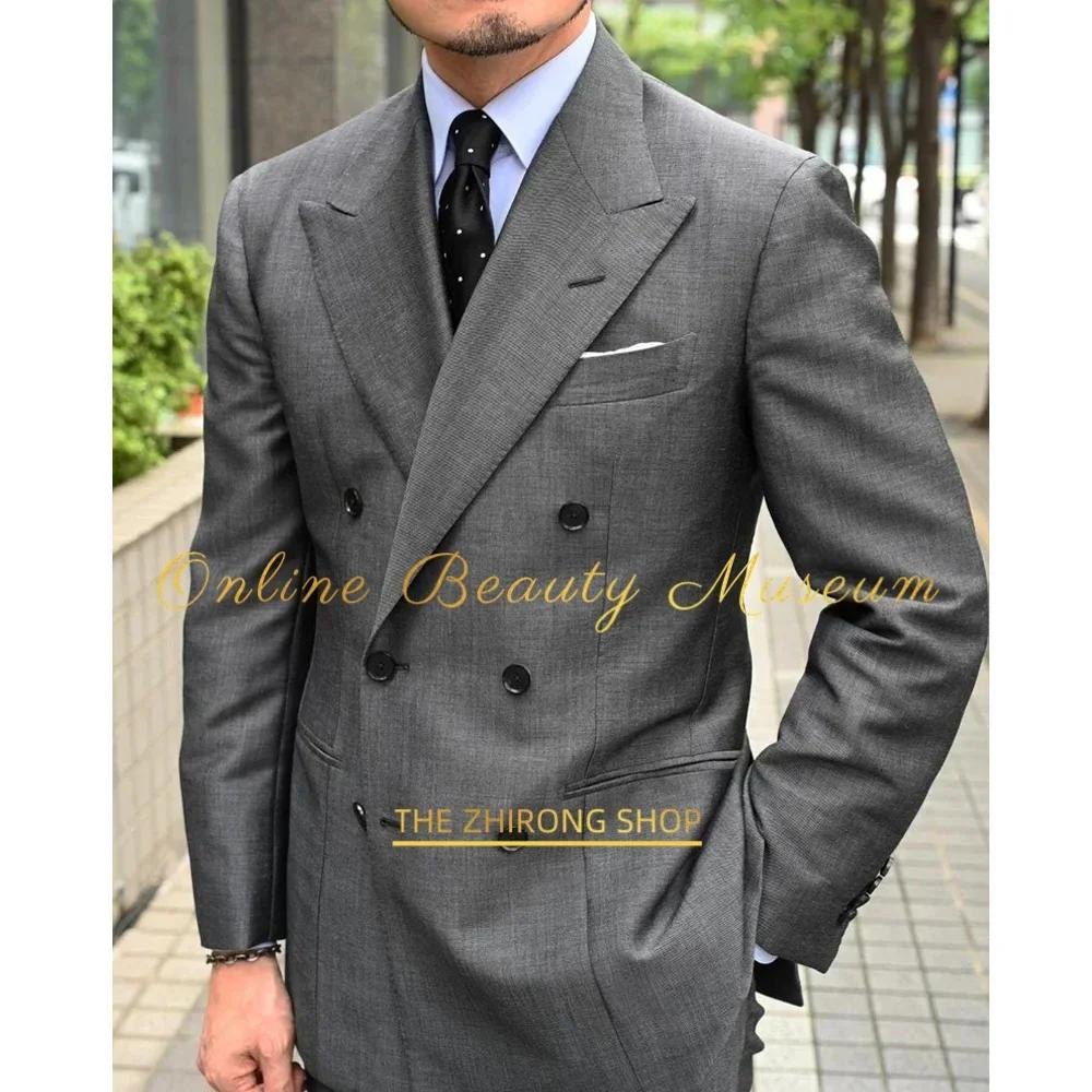 Costume homme gris classique