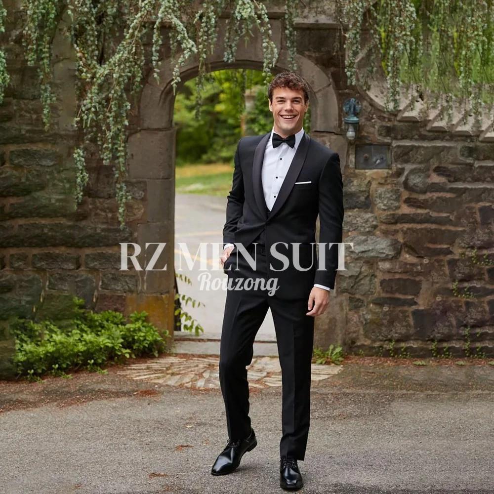 Costume de smoking 3 pièces pour homme