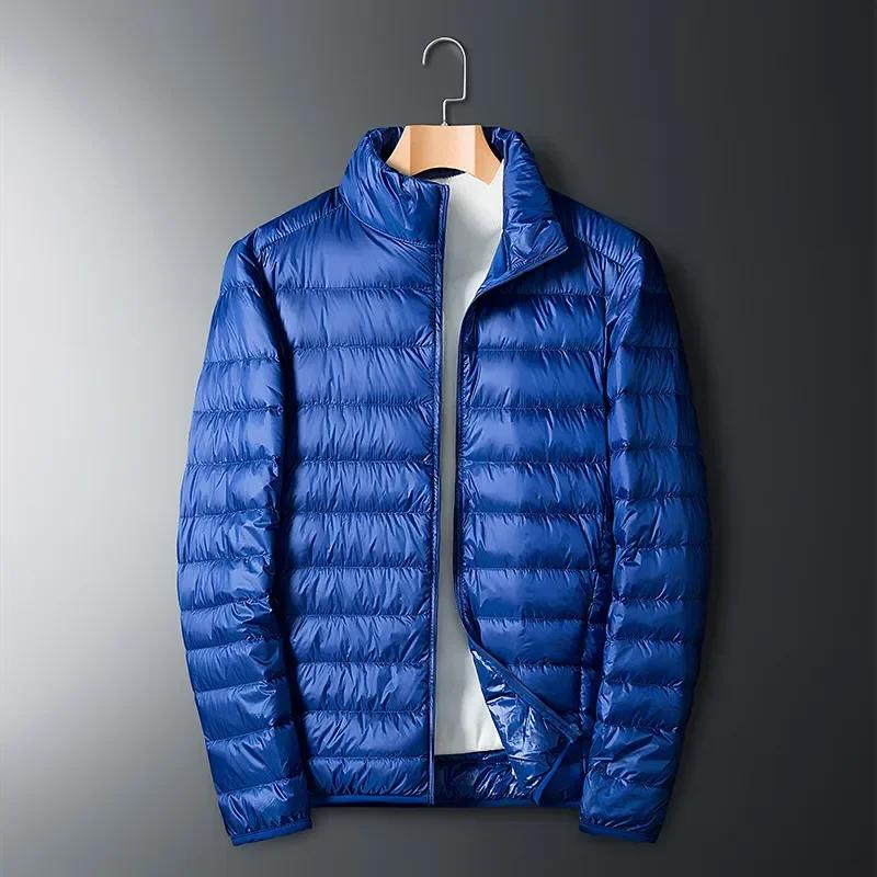 Veste en duvet de canard blanc ultra-légère pour homme