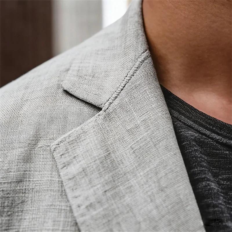 Blazer en lin léger pour homme
