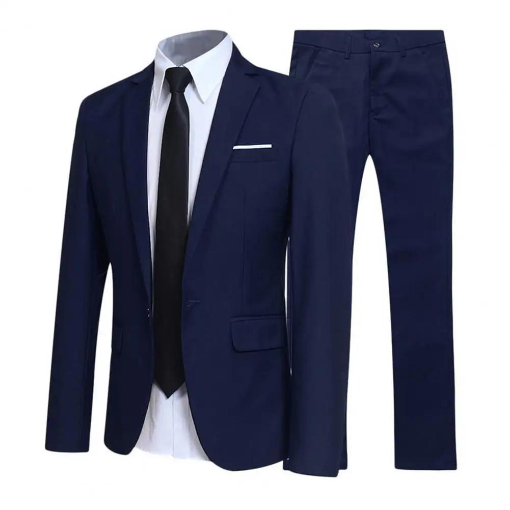 2026 hommes costume ensemble col rabattu formel