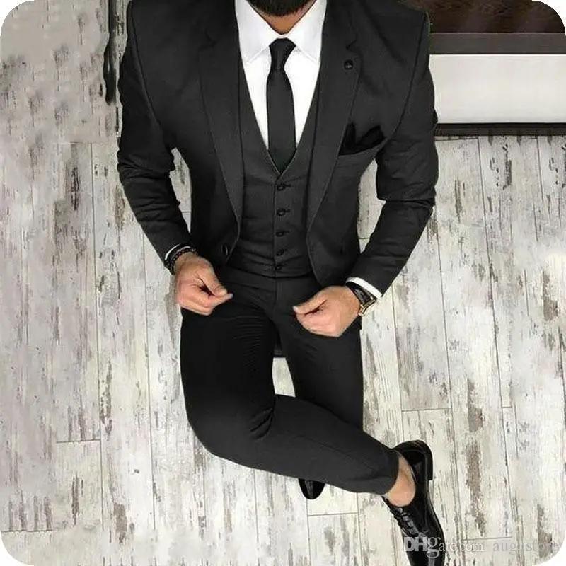 Smoking de mariage classique vert olive pour hommes