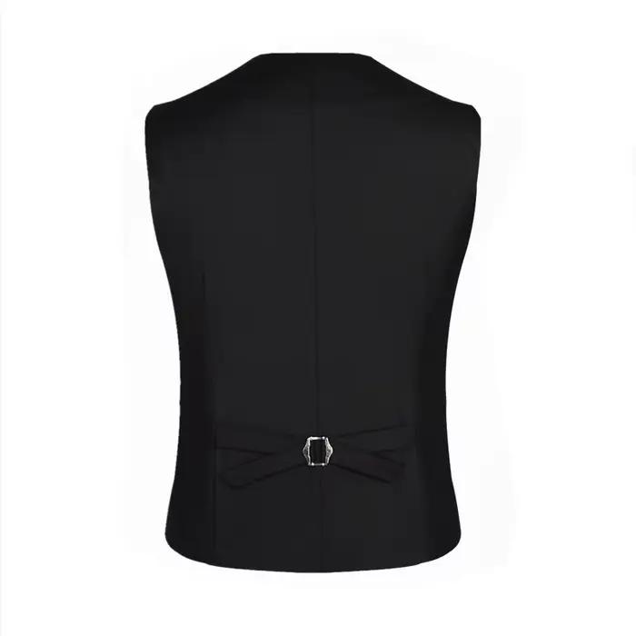 Robe gilets pour hommes coupe ajustée hommes costume Gilet Homme Gilet Homme décontracté sans manche