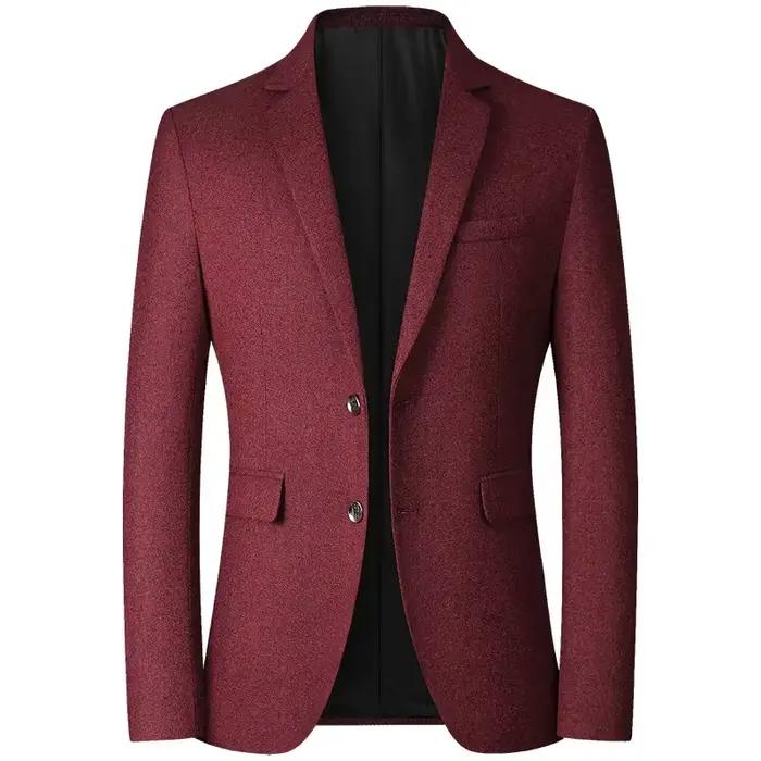 Blazer décontracté pour homme BROWON – Collection Printemps-Automne – Couleur unie