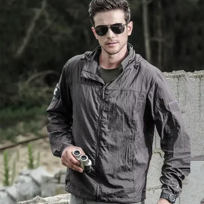 Veste d'Été Légère à Capuche pour Homme