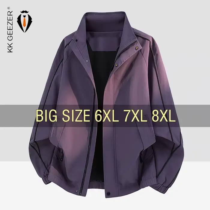 Veste pour homme imperméable à col montant