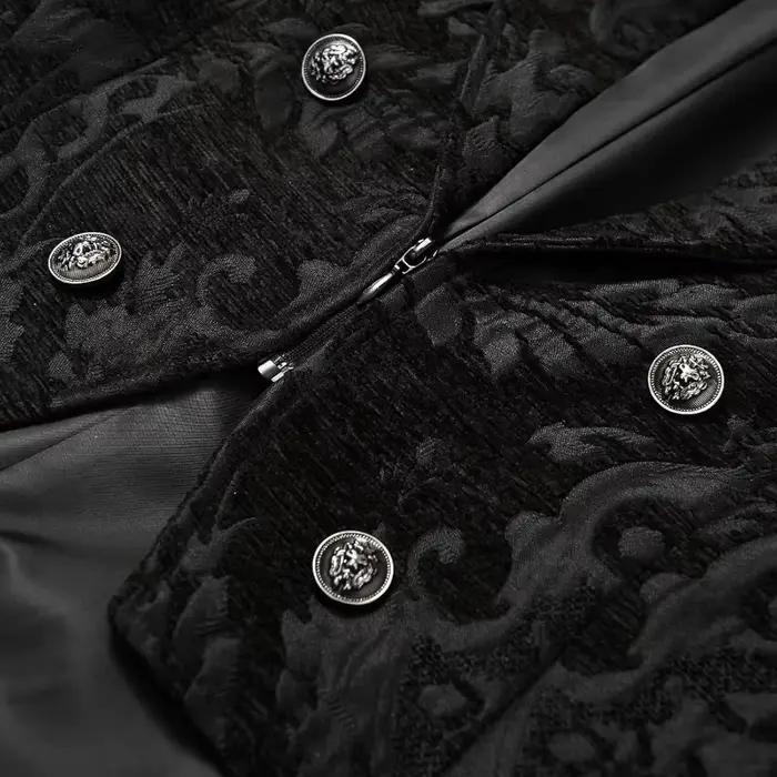 Tuxedo élégant en Jacquard doré pour hommes