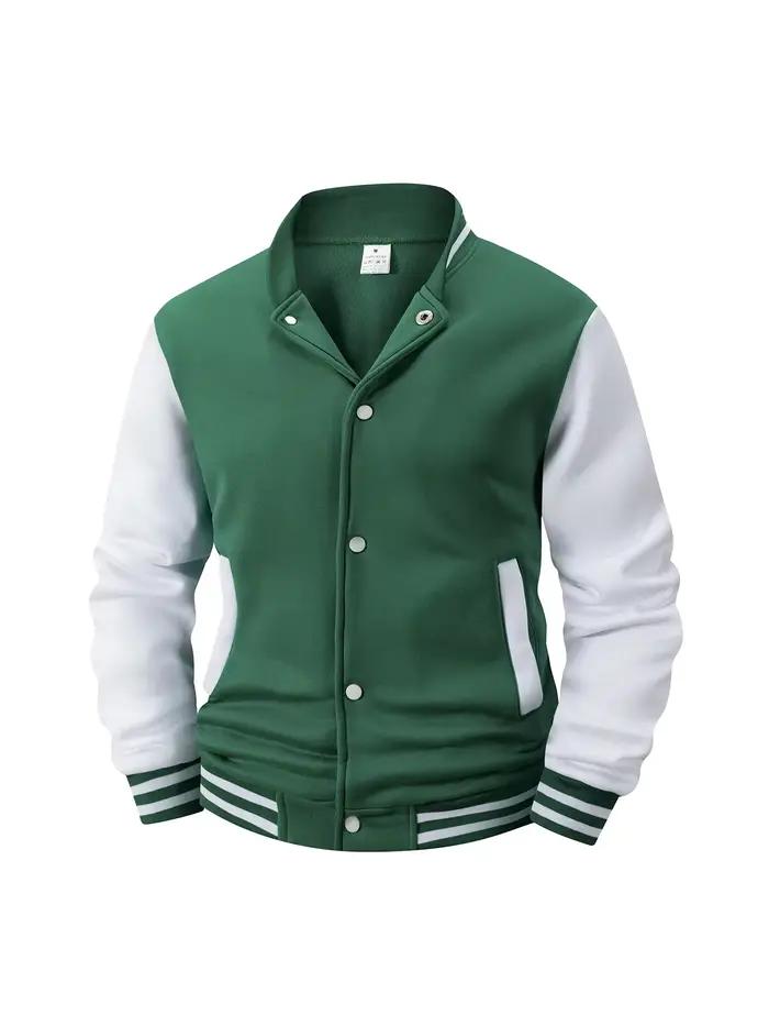 Veste universitaire doublée polaire pour hommes