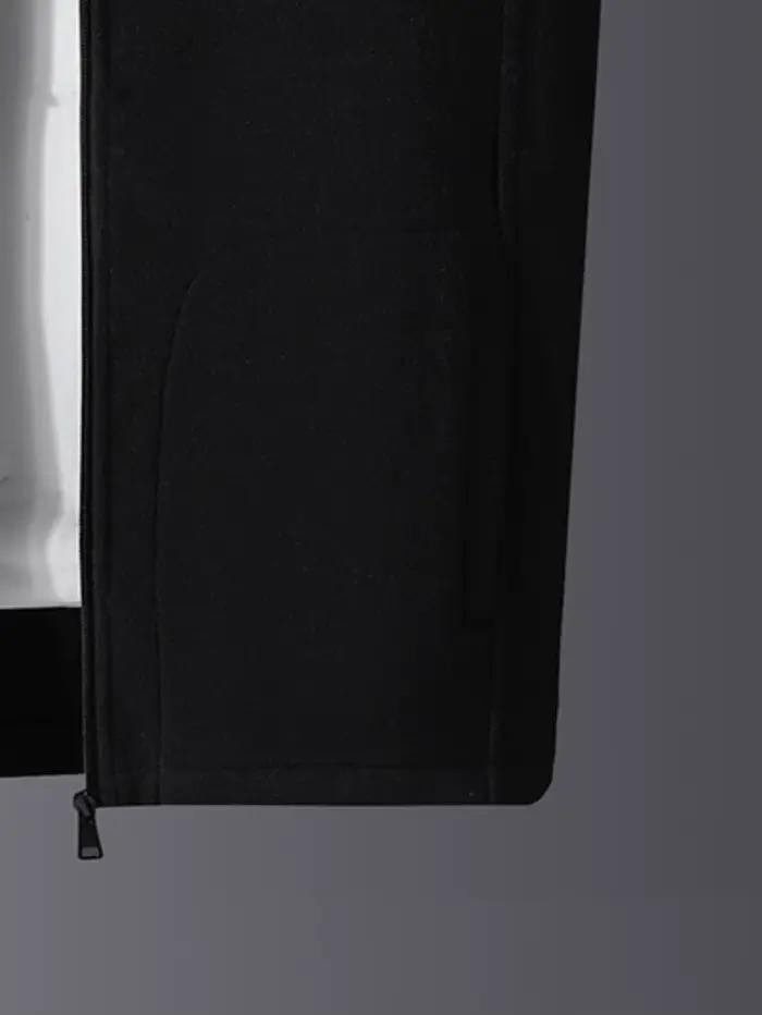 Gilet en Faux Daim Élégant et Polyvalent pour Hommes Occasions Automne Hiver Mode Décontractée Shopping