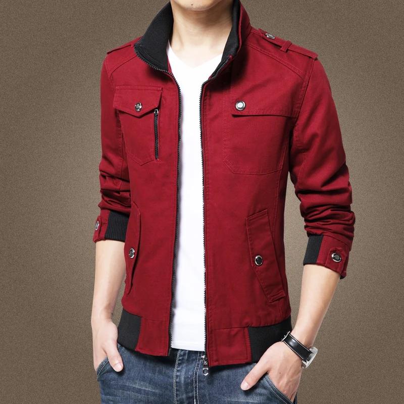 Vestes cargo pour hommes nouvelle mode bombardier vêtements pour hommes simple style britannique cha