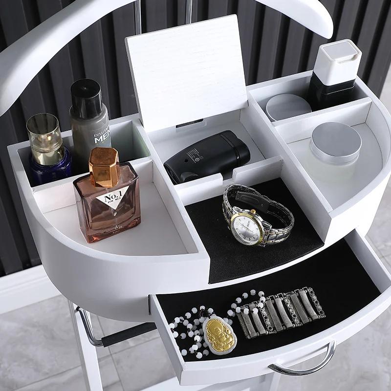 Support de Valet de costume multifonctionnel avec porte-vêtements avec porte-chaussures et tiroir, c