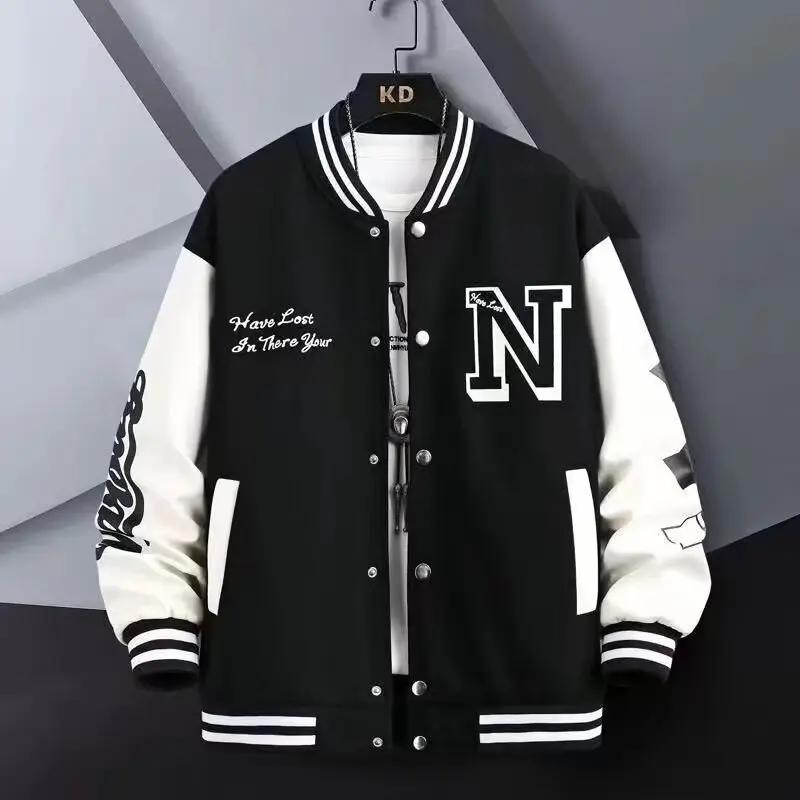 Veste de printemps pour homme, style américain, veste de baseball, veste fine pour homme, veste déco