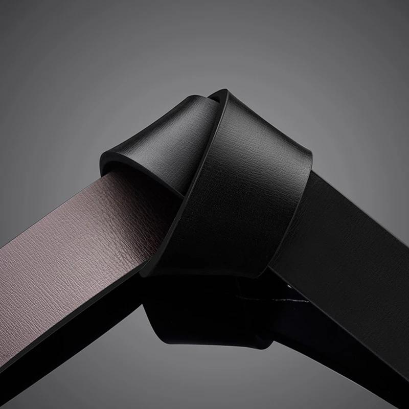 Ceinture élégante en cuir PU pour hommes – Ceintures à la mode pour la vie quotidienne, les loisirs,