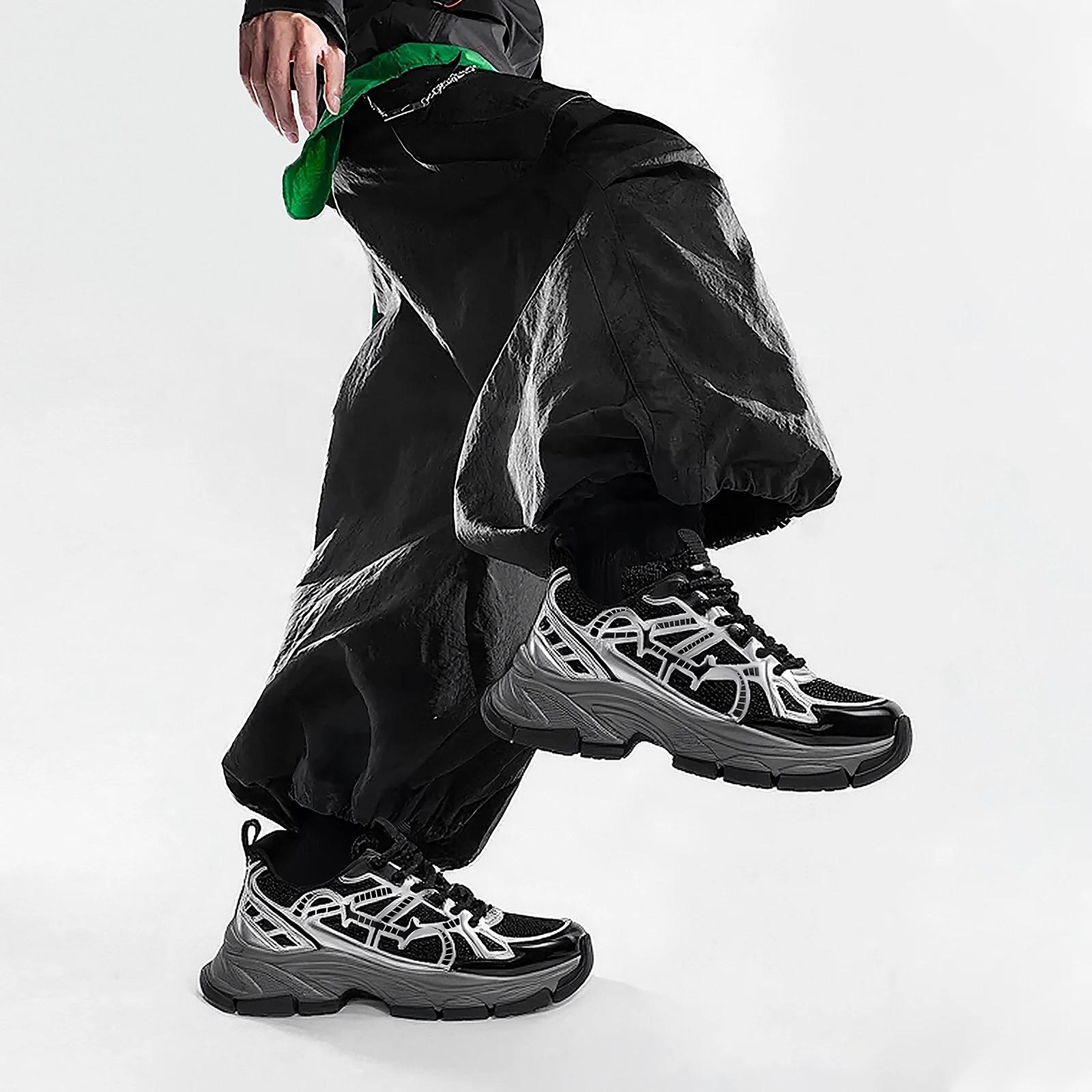 Chaussures décontractées pour hommes été nouvelles chaussures vulcanisées d'extérieur en maille resp