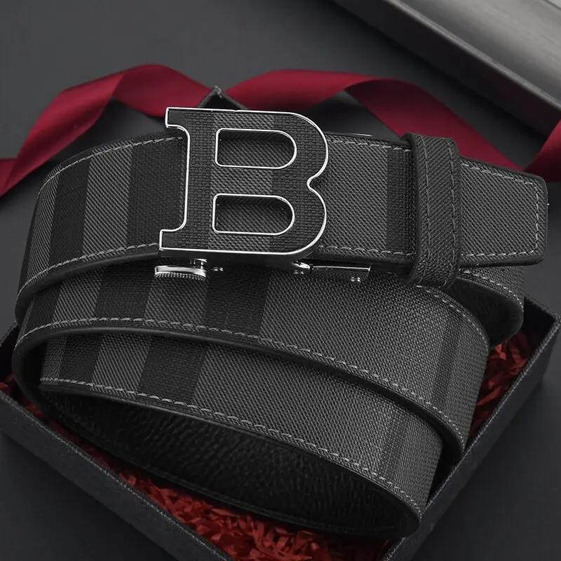 Ceinture de luxe pour hommes, en cuir de haute qualité, de marque célèbre, pour affaires, avec boucl