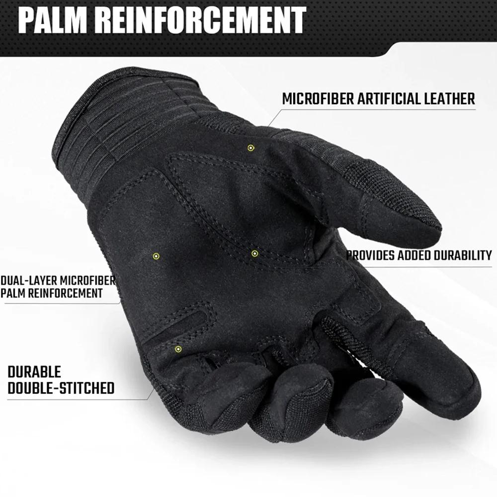 Gants tactiques pour écran tactile pour hommes, pour le cyclisme en plein air, la randonnée, le camp