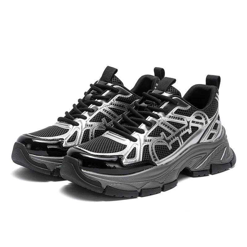 Chaussures décontractées pour hommes été nouvelles chaussures vulcanisées d'extérieur en maille resp