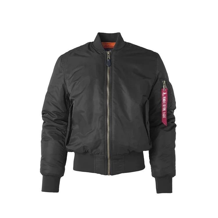 Blouson aviateur de vol MA-1 pour homme, manteau universitaire de baseball, pilote de l'armée de l'a