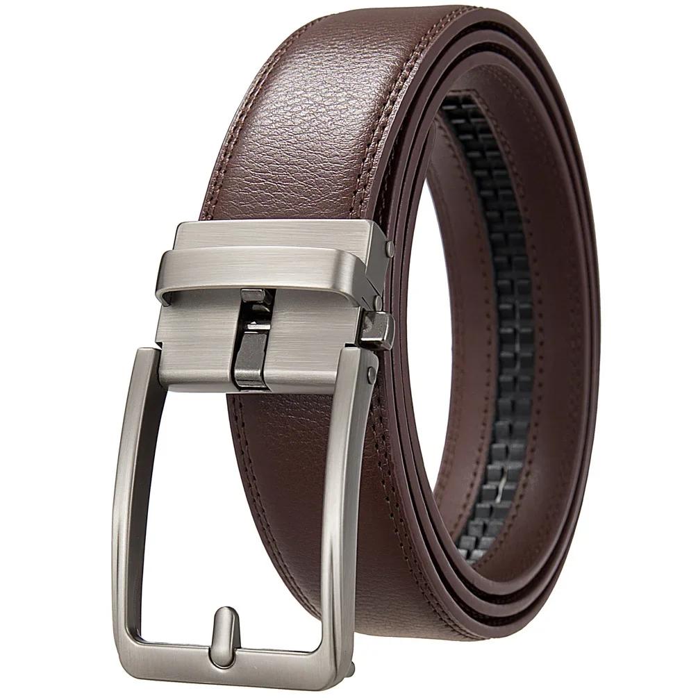 Ceintures clic pour hommes marque de luxe concepteur de mode boucle automatique en cuir véritable ho