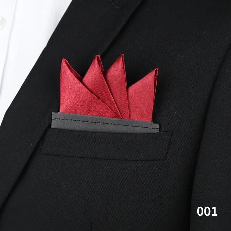 Pochette de costume unie pour homme, accessoire de smoking pour mariage, fête ou cérémonie