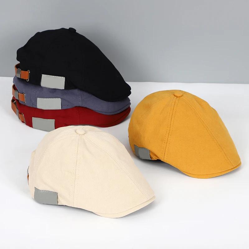 Casquettes en coton Peaky Blinders pour hommes, bérets de Style occidental britannique, casquette de