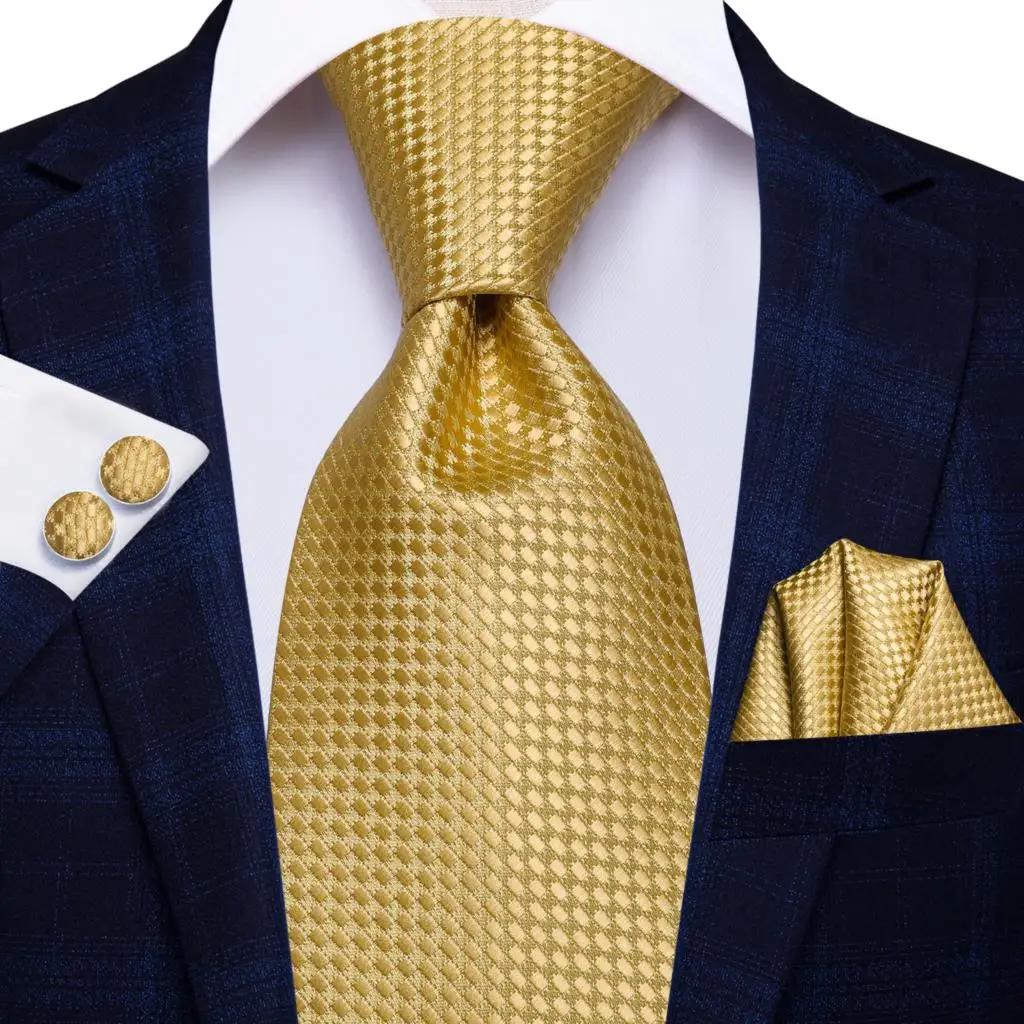 Ensemble cravate et pochette de costume bleu marine pour homme, 160 cm, en soie tissée, style classi