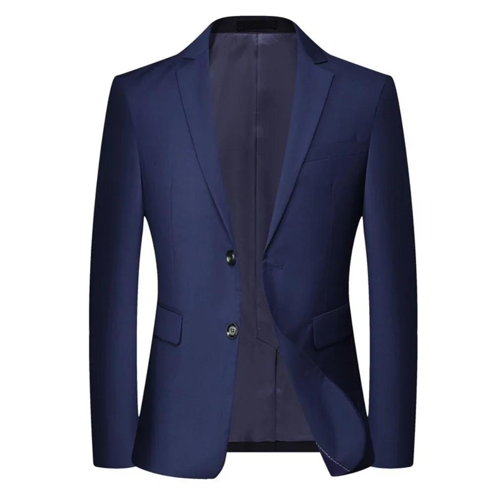 Hommes Blazers formels costume vestes mariage de haute qualité élégant Slim Fit bureau prêt tissu ex