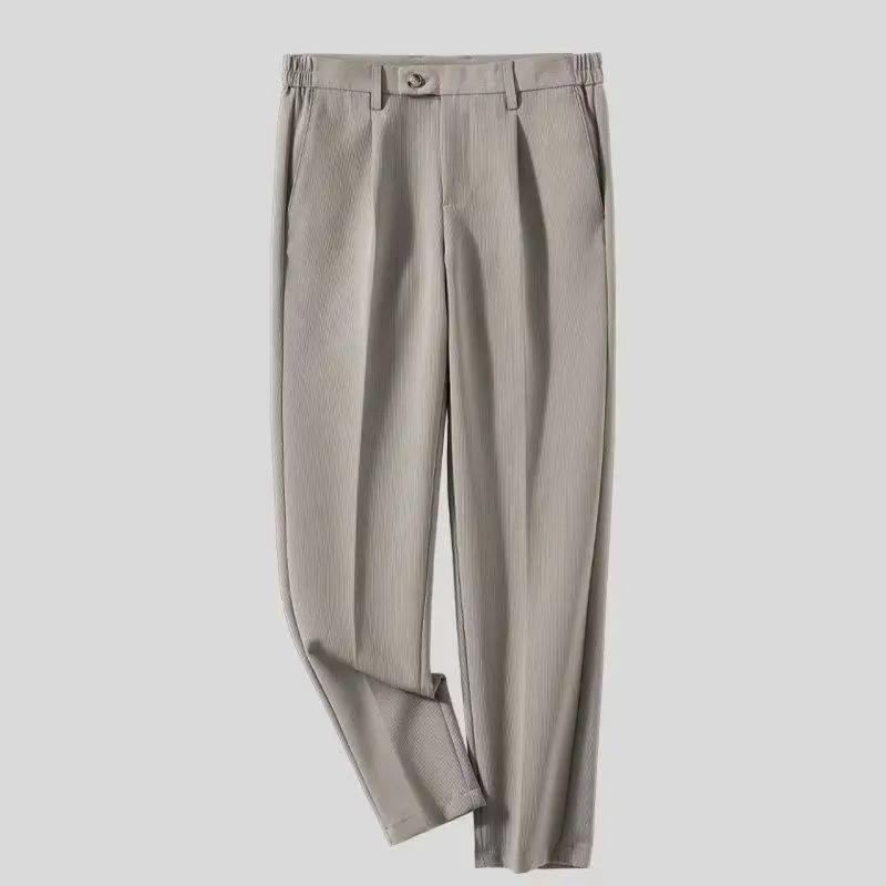 Ensemble de costume décontracté pour homme style britannique – Veste et pantalon formels pour jeunes