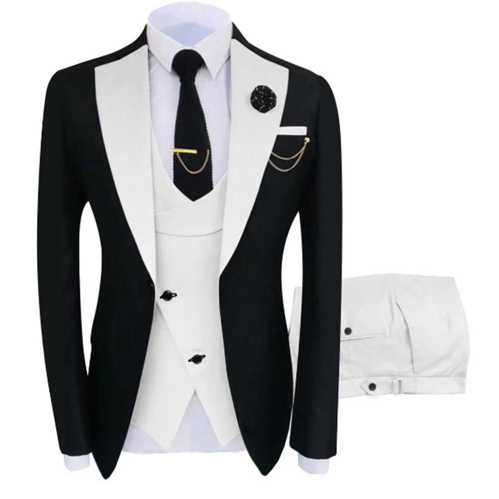 Nouveau Costume Homme vêtements populaires de luxe fête scène hommes