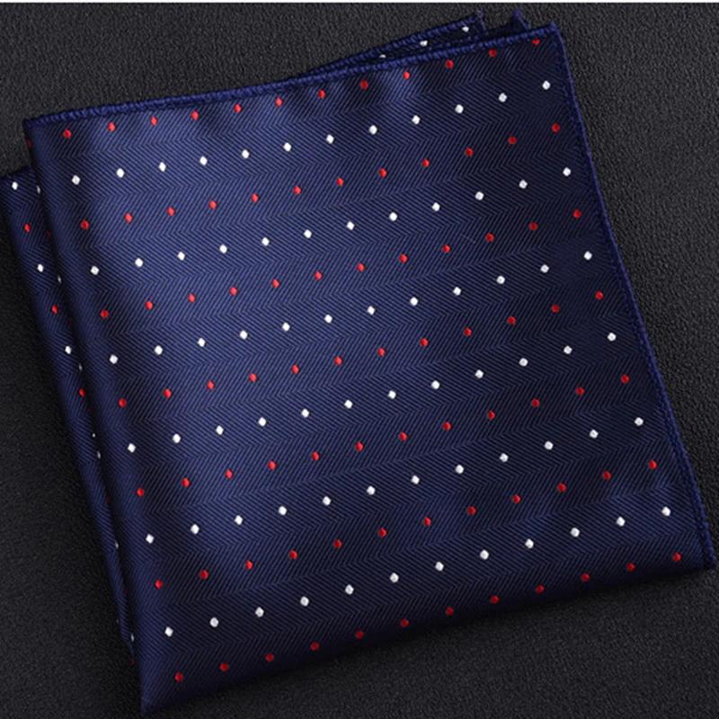 Mode hommes cou cravate mouchoir broderie costume