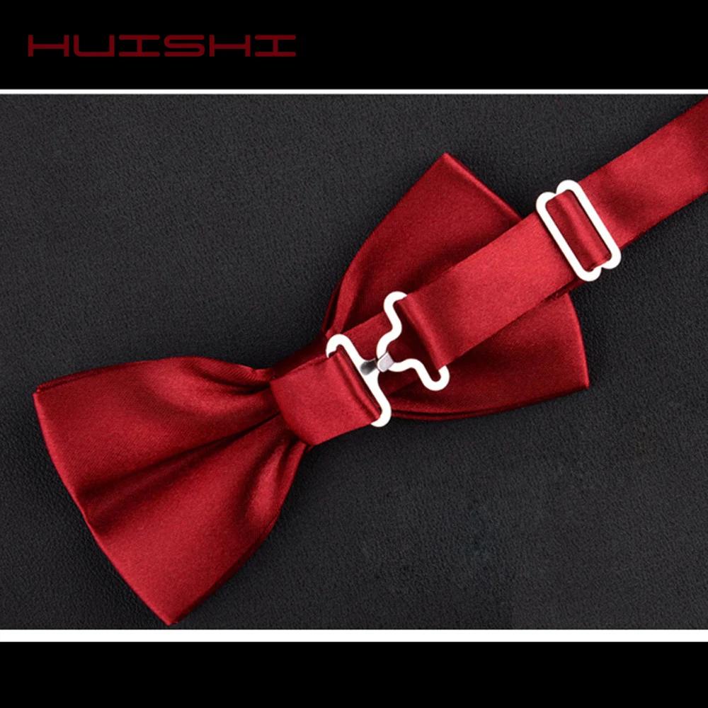 HUISUI 2024 nouveau costume 43 couleurs nœud papillon cadeau de mariage solide fête classique