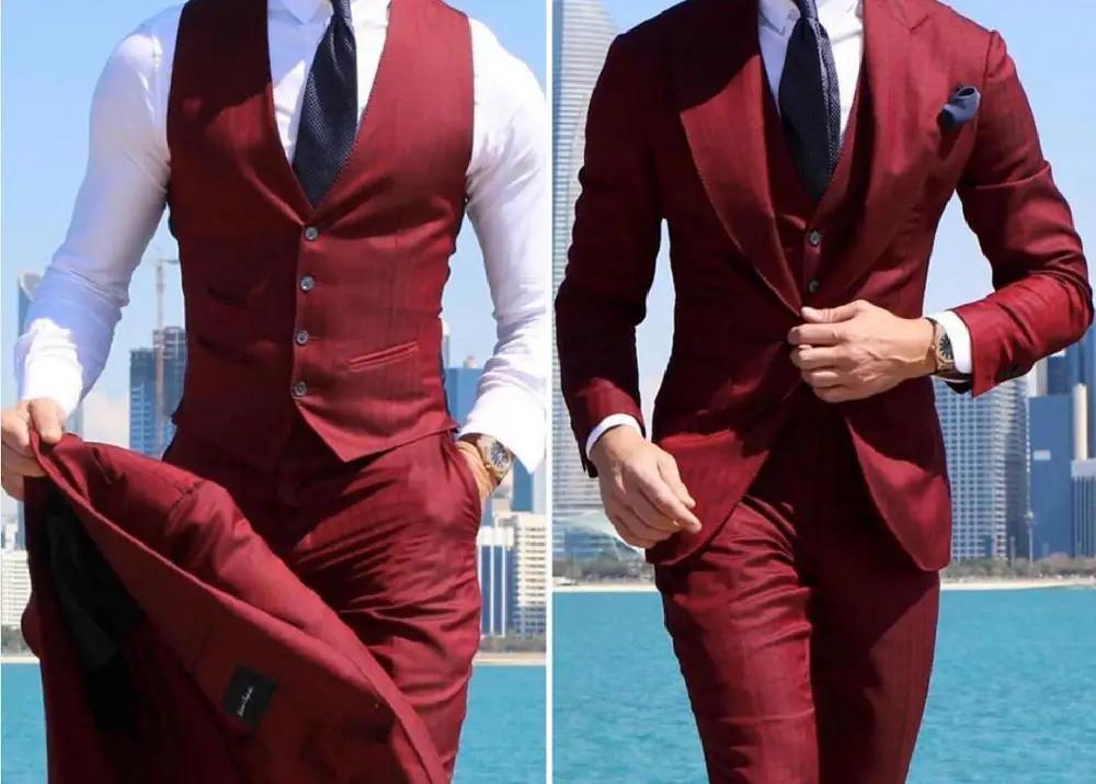 Costumes de smoking de mariage chic pour hommes