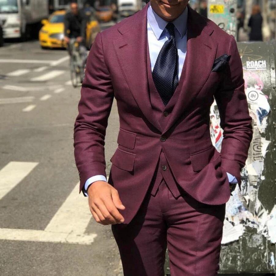 Costumes de smoking de mariage chic pour hommes